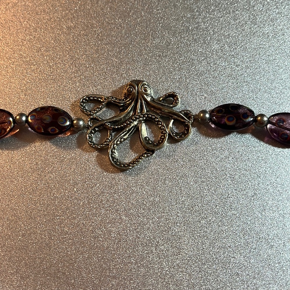 Artisan made octopus bracelet - B43